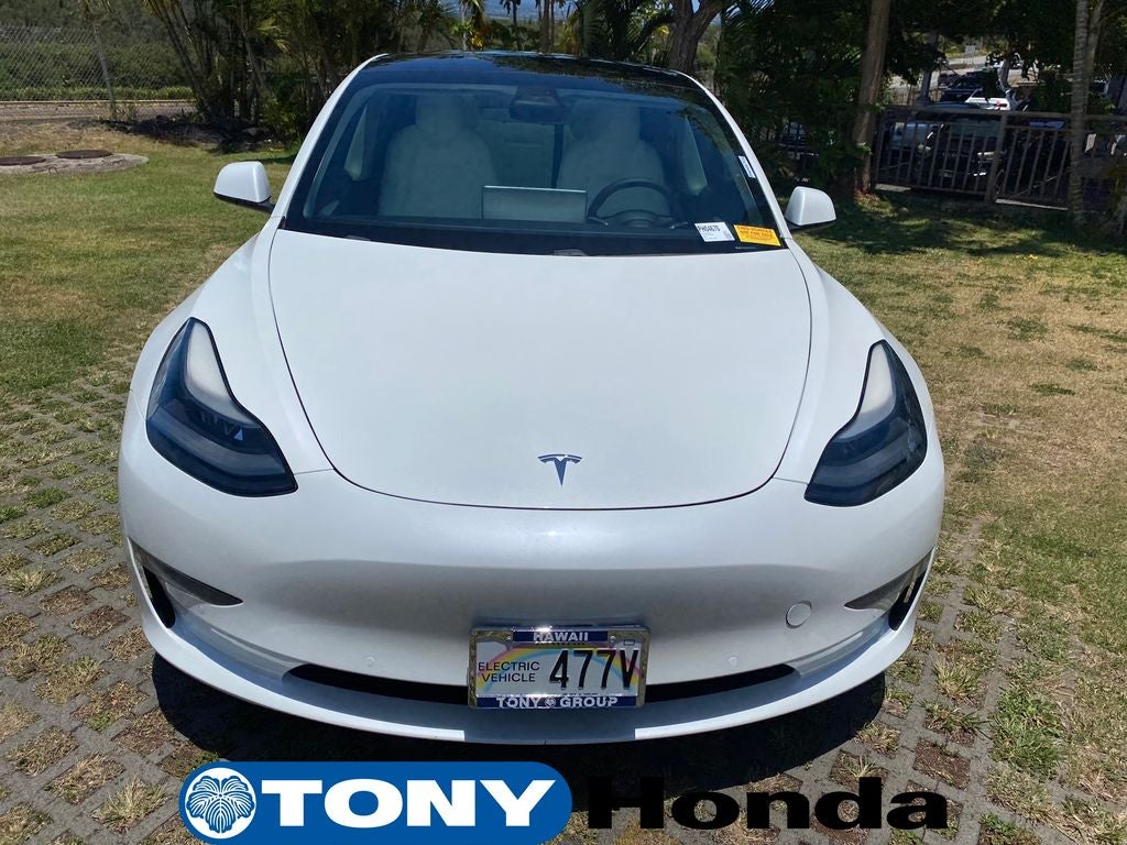 Used 2021 Tesla Model 3 Base with VIN 5YJ3E1EB7MF036497 for sale in Waipahu, HI