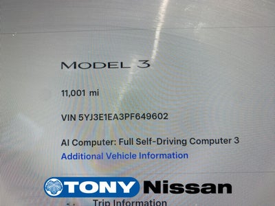2023 Tesla Model 3 Base