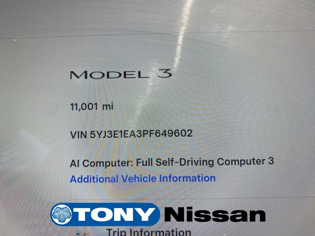 2023 Tesla Model 3 Base