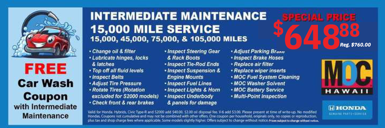 Intermediate Maintenance